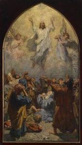 "the Ascension Of Christ" by Johann Viktor Kramer