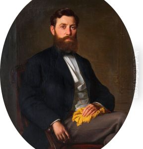 Portrait Of A Man by Ivan Nikolaevich Kramskoi