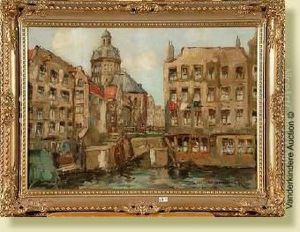 Het Kolkje Amsterdam by Hendrik Cornelis Kranenburg