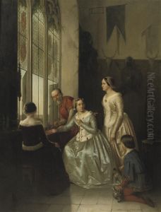 Lady In The Window by Teunsijna Johanna Albertine Kranenburg
