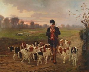 Retour De Chasse by Charles Louis Kratke