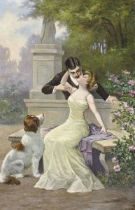 The Kiss by Rudolf Kratky
