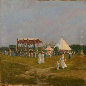 Sommerfest Ved Fakse Ladeplads by Fritz Kraul