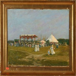 Summer Festival At Fakseladeplads 1908, Denmark by Fritz Kraul