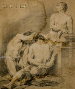 Figure Study by Georg Melchior Kraus