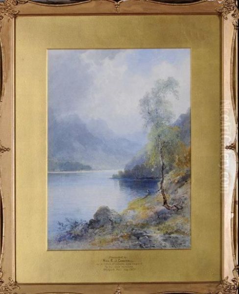 On Loch Katrine, N.b. - view 1
