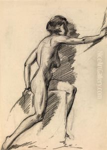 Female Nude by Aleksey Ilyich Kravchenko
