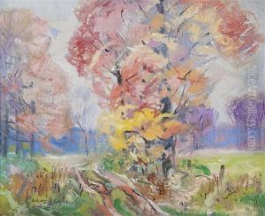 Pink And Yellow Tree