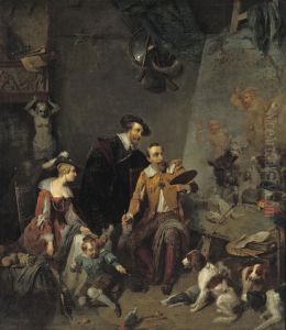 Rubens In The Studio Of The Painter Frans Snijders