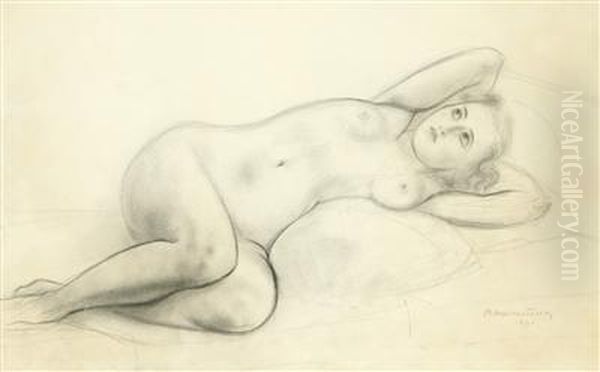 A Reclining Nude Girl - view 1