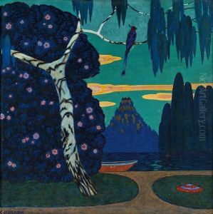 Paradisischer Garten by Carl Krenek
