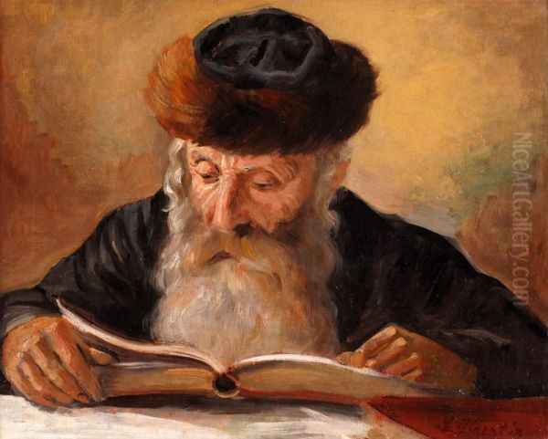 Rabbi Reading - view 1