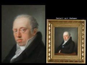 Portrait Eines Mannes In Dunklem Rock by Johann Fr. Karl Kreul