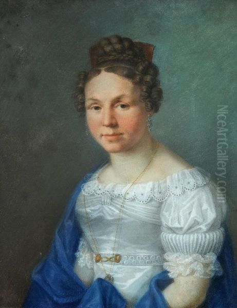 Bildnis Einer Dame Inweissem Kleid - view 1