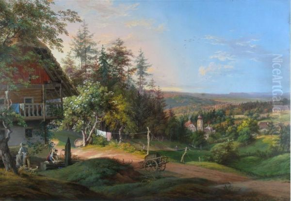 "paisaje Con Campesinos" - view 1