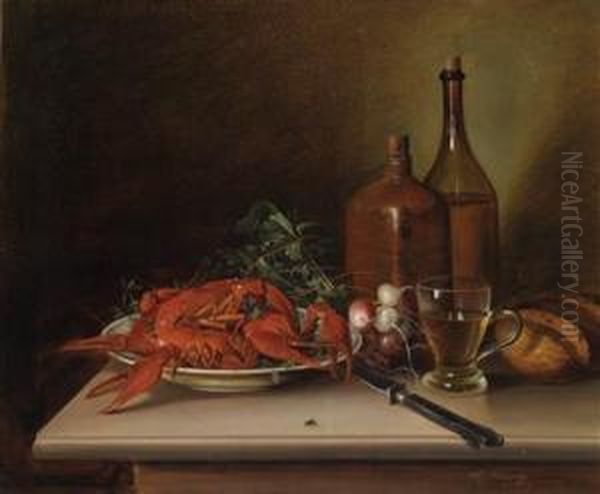Still Life With Crayfish - view 1