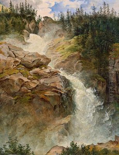 Ein Wasserfall - view 1