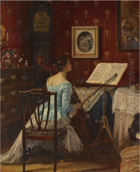 The Cellist - view 1