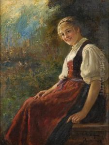 Junges Dirndl. by Carl Kricheldorf