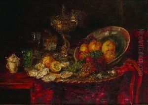 Still Life by Hermann J. Gottlieb Kricheldorf