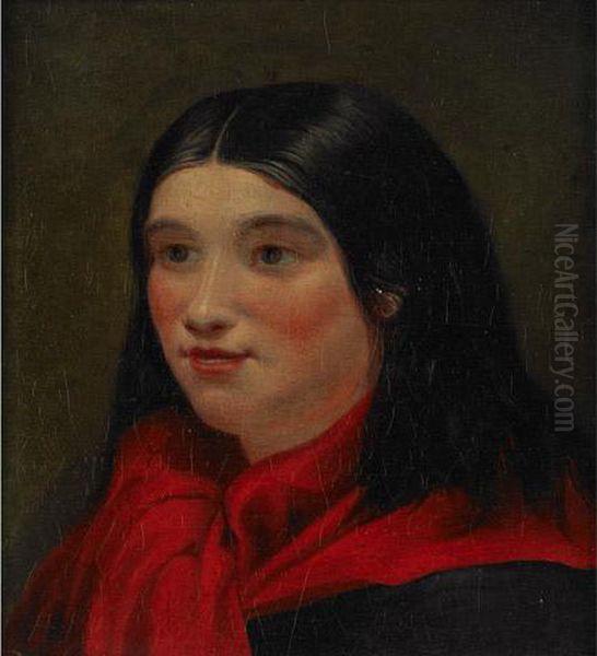 Squaw With Red Scarf - view 1