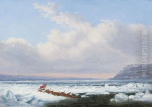 Crossing The St. Lawrence by Cornelius David Krieghoff