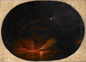 Moonlight Salmon Fishing
