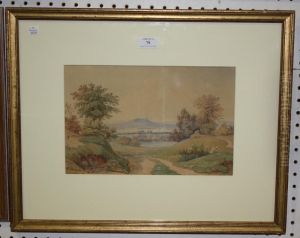Continental Landscape by Josef Nikolaus Kriehuber