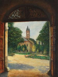 Turla Bisericii Sf. Stefan Din Baia Mare by Janos Krizsan
