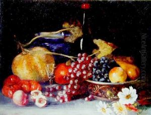 Martwa Natura Z Owocami by Anna Krocker
