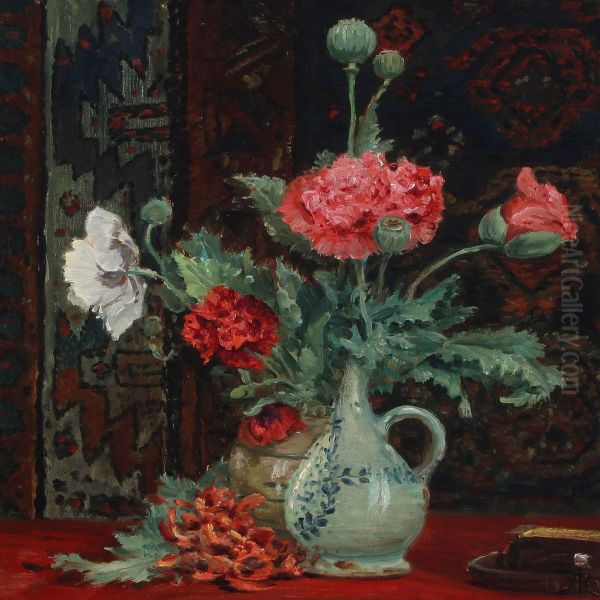 Still Life With Poppyflowers - view 1