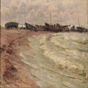 Coastal Scene From Tisvilde, Denmark