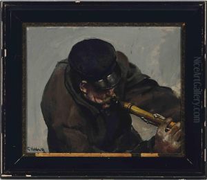 Musician by Christian Krohg