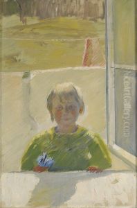 Nanna I Fonstret by Othilia, Oda Krohg