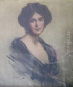 Portrait Of A Lady by Bror Karl Albert Kronstrand
