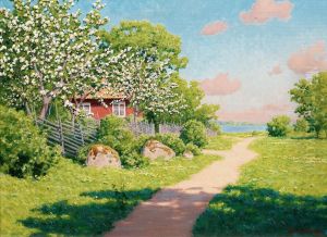 Landscape With Fruit Trees