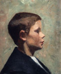 Young Boy In Profile Young Boy In Profile