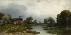 Flusslandschaft.