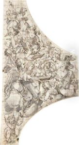 Music-making Angels, Probably A Design For An Organ Shutter by Hans Krumper