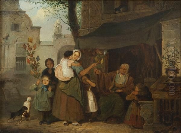 A Market Scene - view 1
