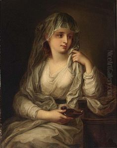 Portrait Of A Lady As One Of The Vestal Virgins