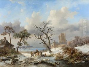 Winter Landscape With Figures