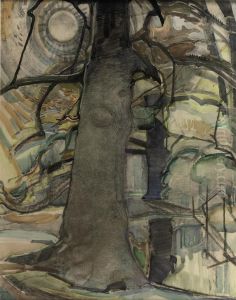 A Birch Tree by Herman Kruyder