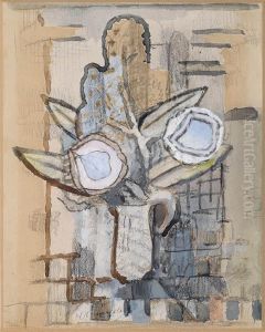 Still Life Of Flowers by Herman Kruyder