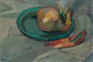 Still Life With Onion by Herman Kruyder