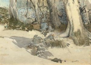 A Forest Edge by Herman Kruyder