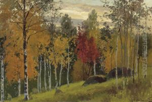 Autumnal Forest by Constantin Kryschitskij