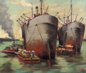 Ships In A Harbour Ships In A Harbour