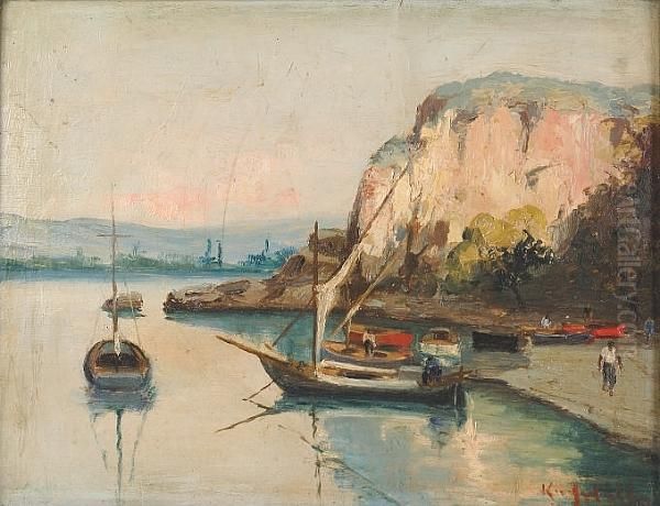 Boats In A Harbour - view 1