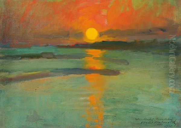 Sunset On The Water - view 1